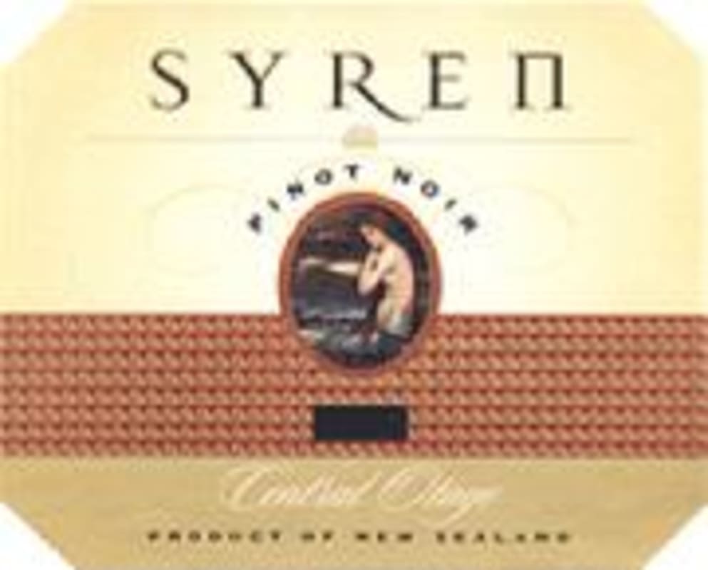 Syren Pinot Noir 2001 Front Label