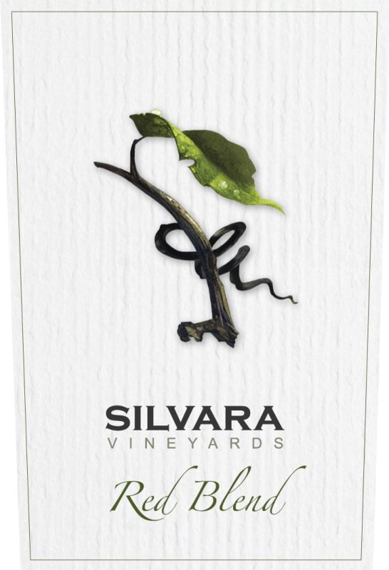 Silvara Vineyards Red Blend 2012 Front Label