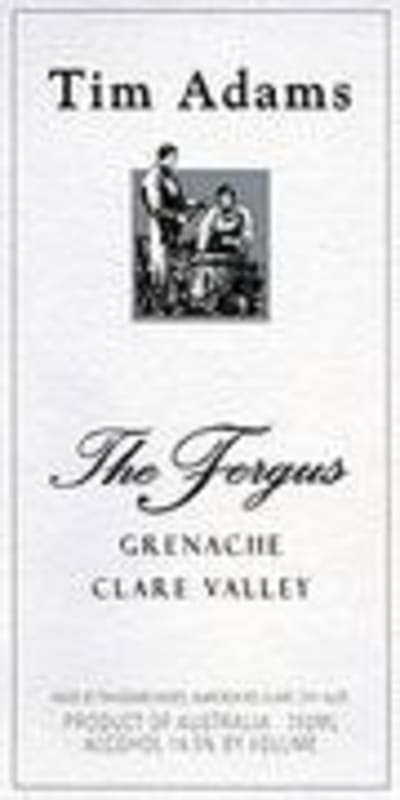 Tim Adams Clare Valley Grenache The Fergus 2000 Front Label