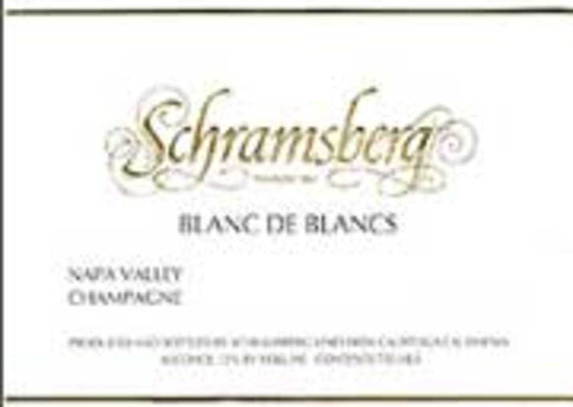 Schramsberg Blanc de Blancs 1999 Front Label