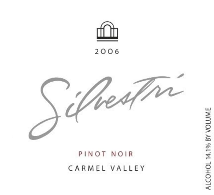 Silvestri Wines Pinot Noir 2006 Front Label