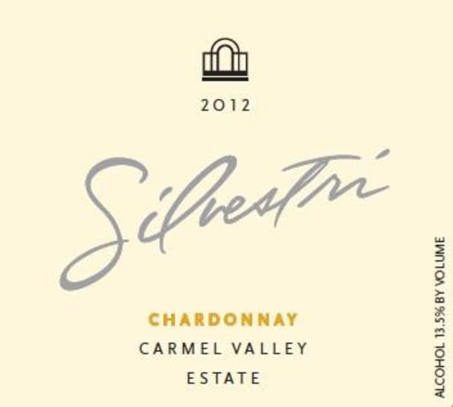 Silvestri Wines Chardonnay 2012 Front Label