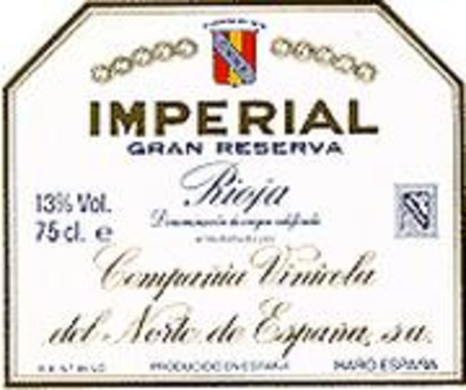 CVNE Imperial Gran Reserva 1995 Front Label
