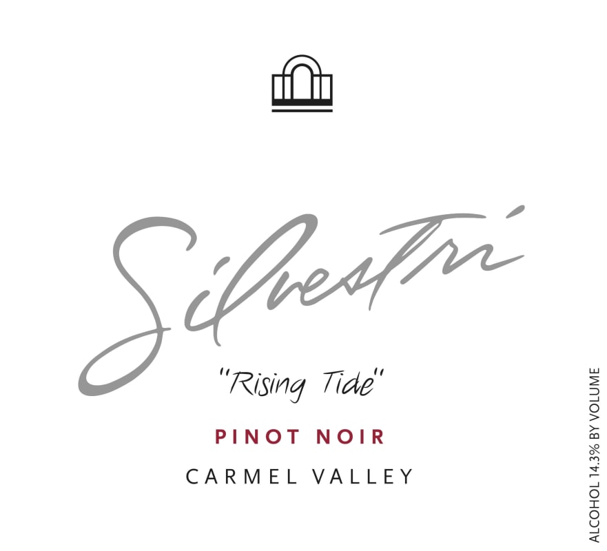 Silvestri Wines Rising Tide Pinot Noir 2013 Front Label
