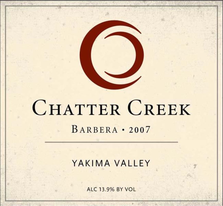 Chatter Creek Barbera 2007 Front Label