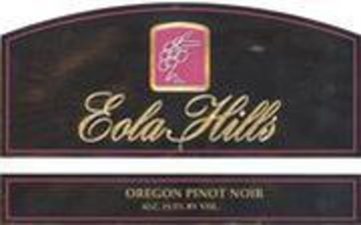 Eola Hills Pinot Noir 2001 Front Label