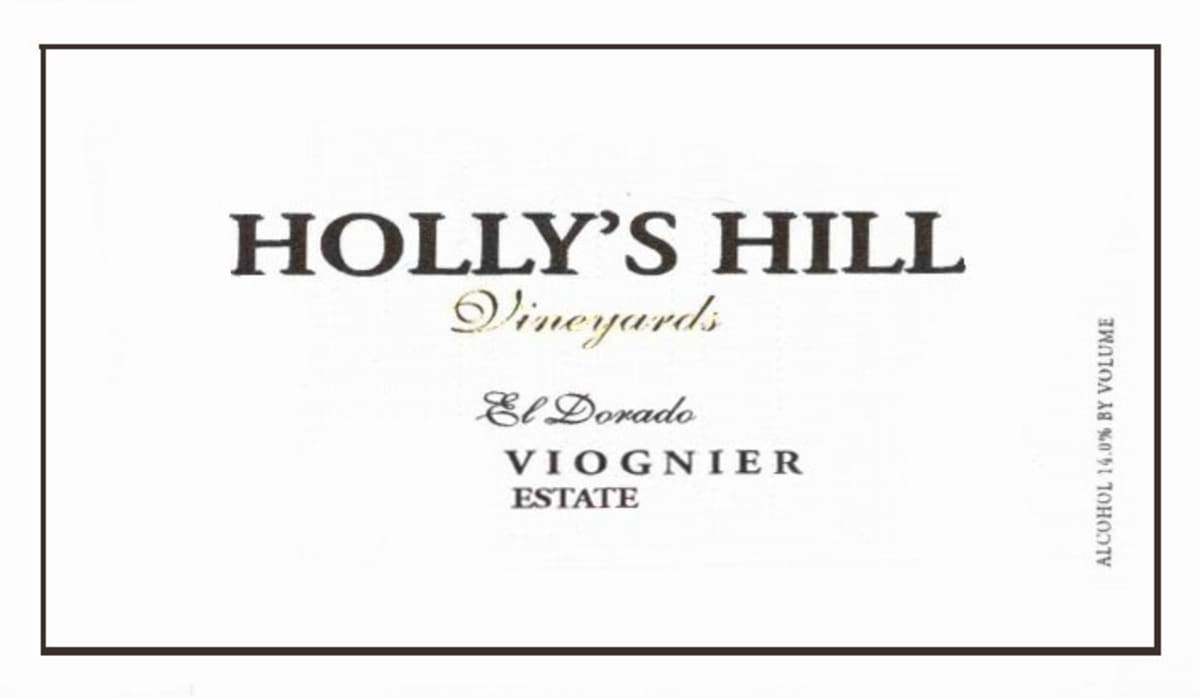 Holly's Hill Vineyards Viognier 2016 Front Label