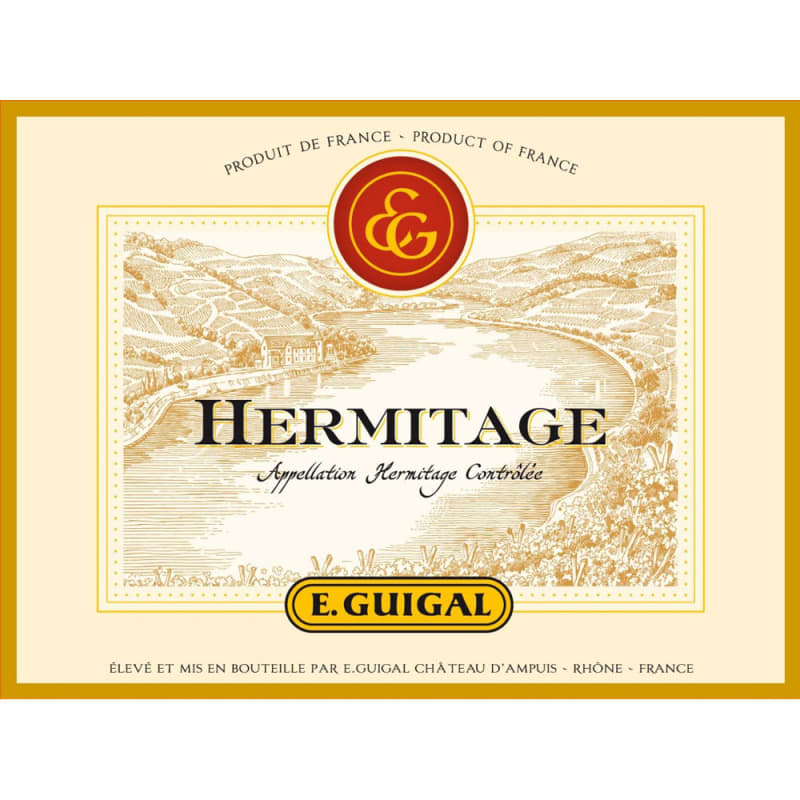 E. Guigal Hermitage Rouge 2000 Front Label
