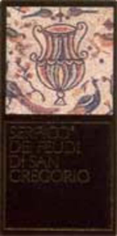 Feudi di San Gregorio Serpico 2000 Front Label