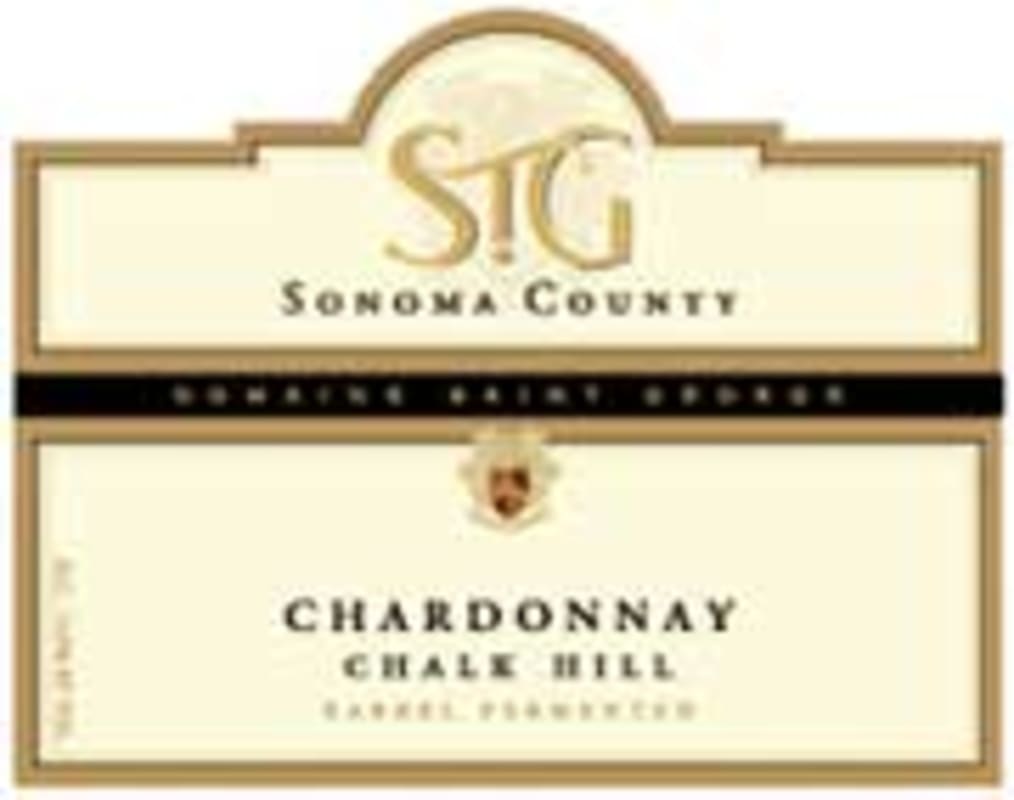 Dom. St. George STG Chalk Hill Chardonnay 2000 Front Label