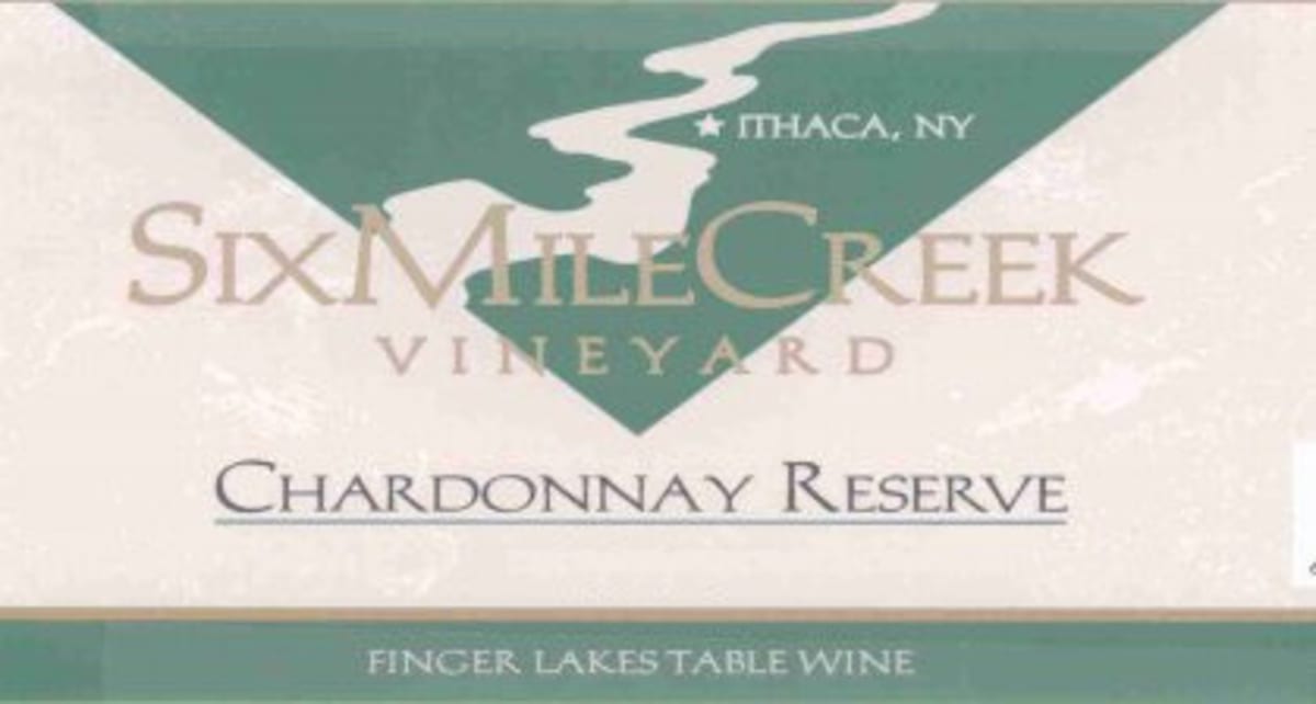 Six Mile Creek Vineyard Reserve Chardonnay 2012 Front Label