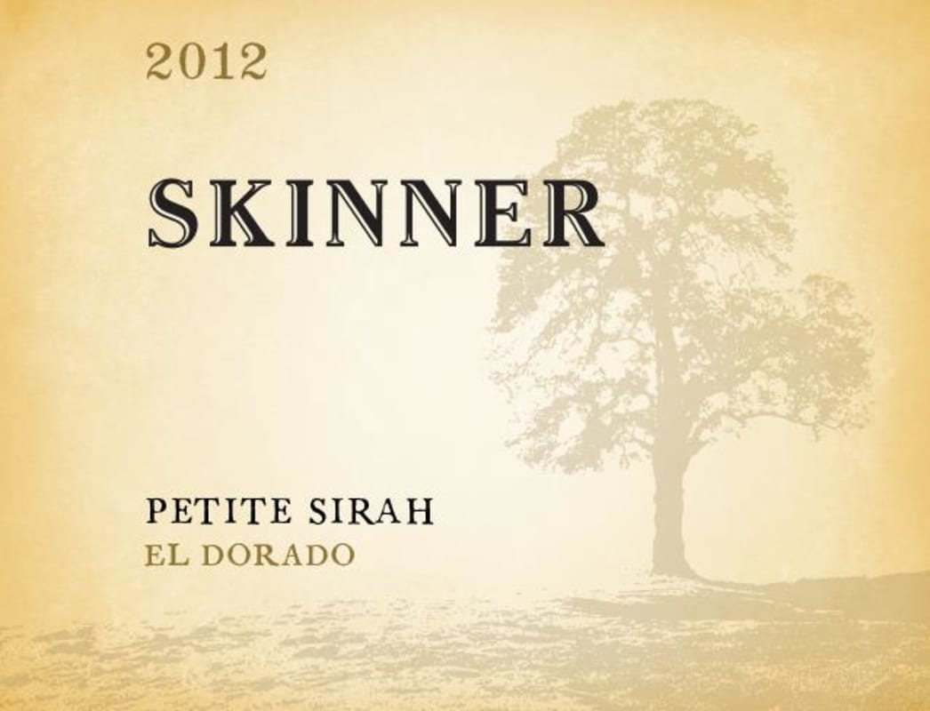 Skinner Petite Sirah 2012 Front Label