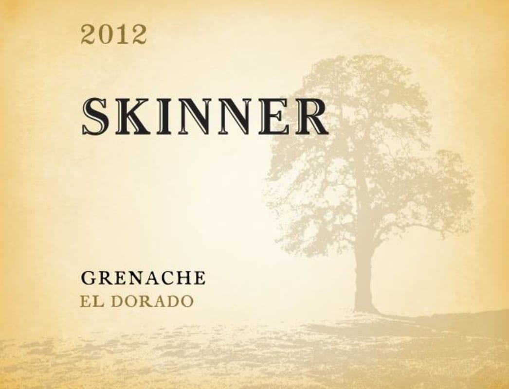 Skinner Grenache 2012 Front Label