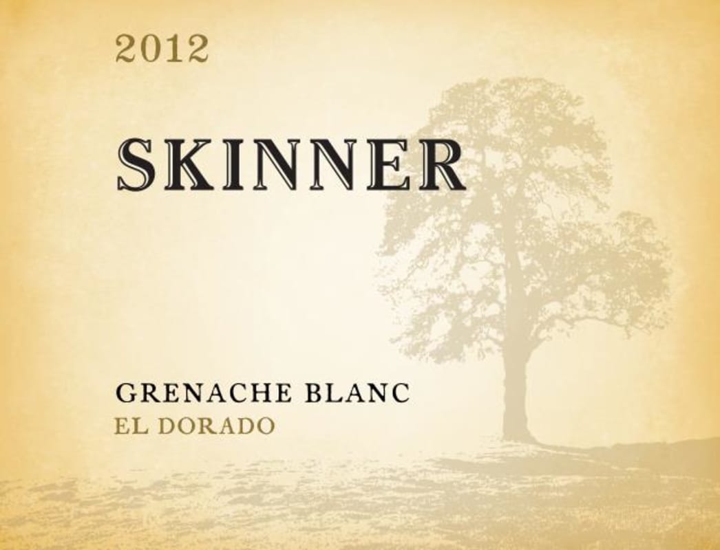 Skinner Grenache Blanc 2012 Front Label