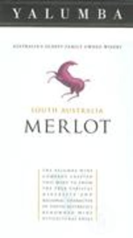 Yalumba Y Series Merlot 2001 Front Label