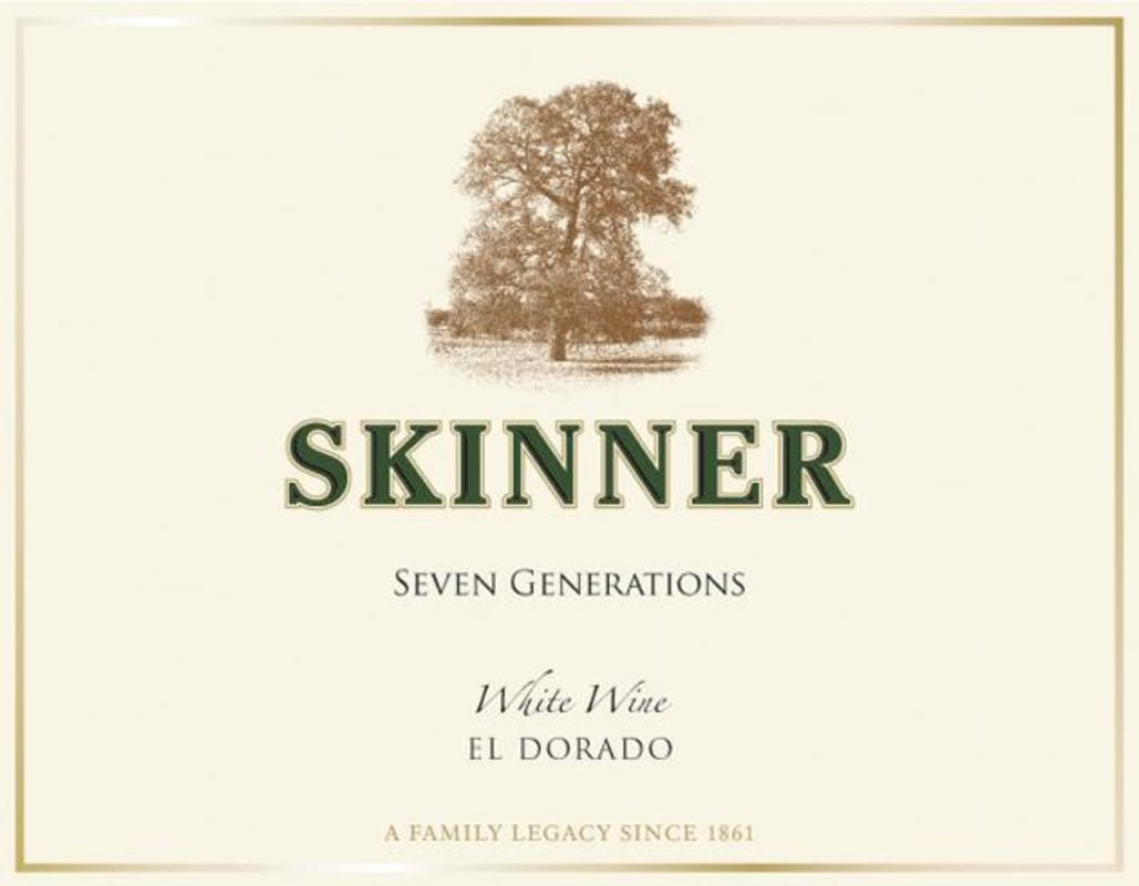 Skinner Seven Generations White 2013 Front Label
