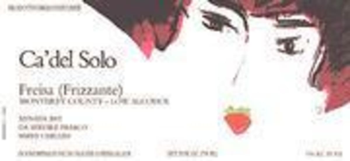Bonny Doon Ca del Solo Freisa Frizzante 2000 Front Label