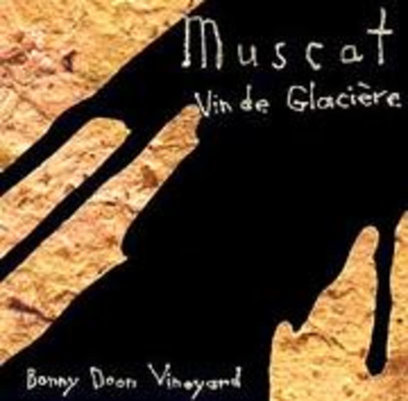 Bonny Doon Muscat Vin de Glaciere (half-bottle) Front Label