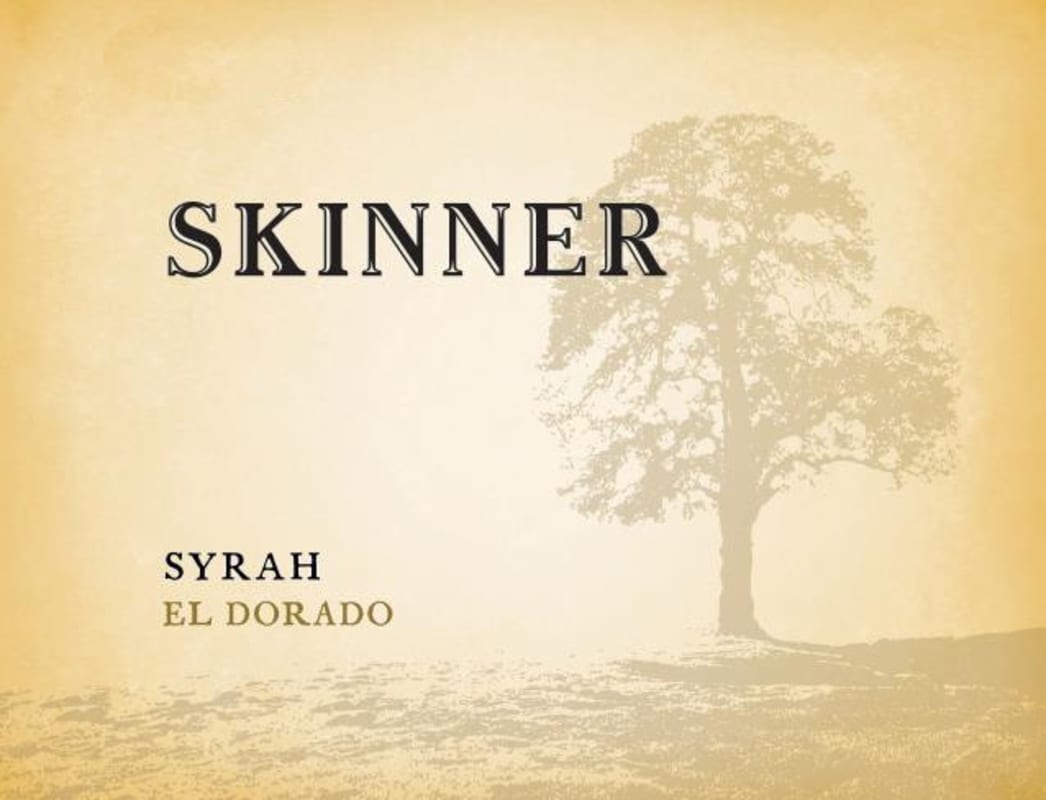 Skinner El Dorado Syrah 2012 Front Label