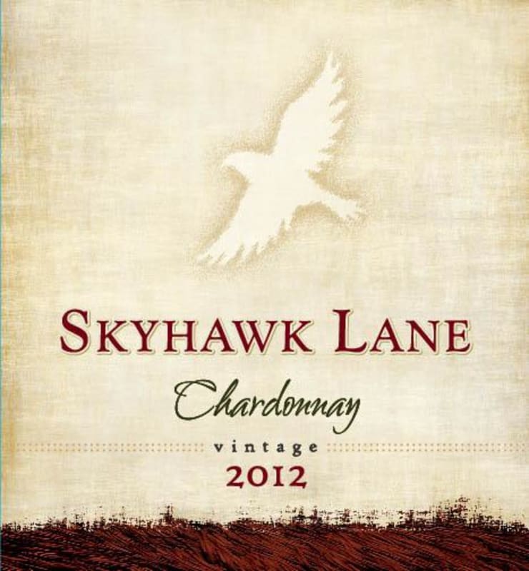 Skyhawk Lane Chardonnay 2012 Front Label