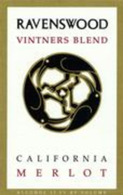 Ravenswood Vintners Blend Merlot 2001 Front Label