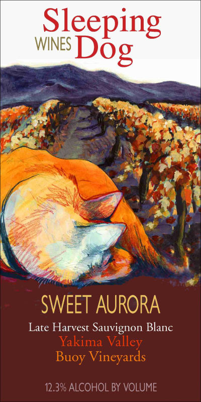 Sleeping Dog Wines Sweet Aurora Sauvignon Blanc 2014 Front Label