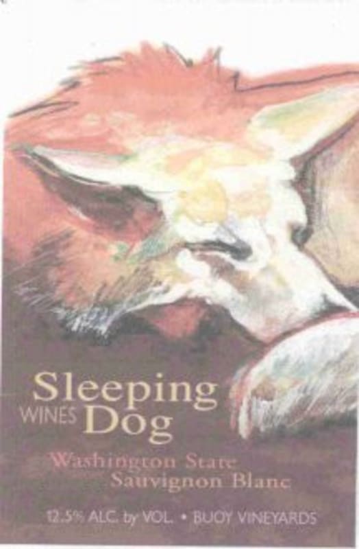 Sleeping Dog Wines Sauvignon Blanc 2013 Front Label
