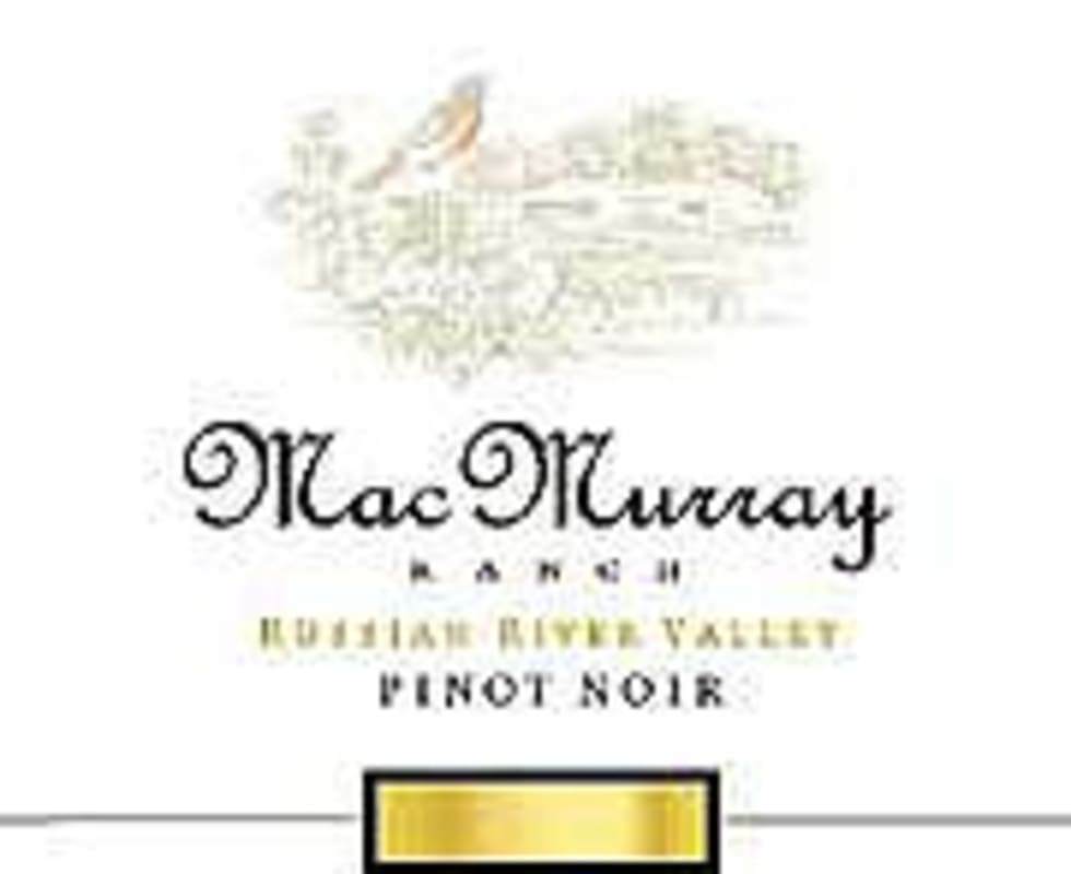 MacMurray Ranch Sonoma Coast Pinot Noir 2001 Front Label