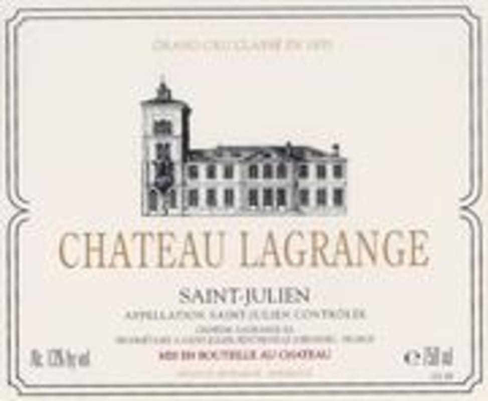 Chateau Lagrange 1999 Front Label