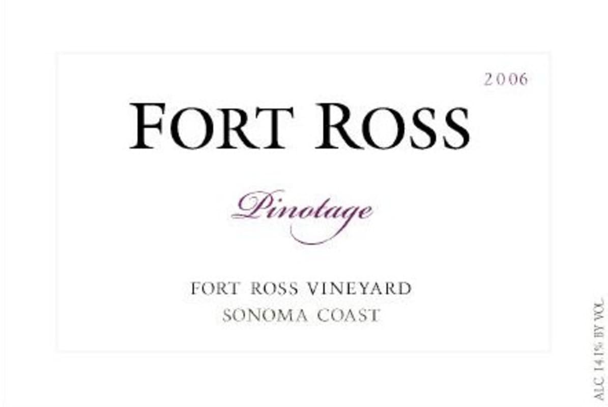 Fort Ross Vineyard Pinotage 2006 Front Label