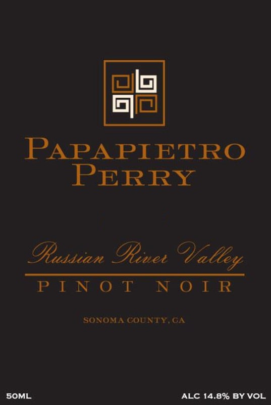 Papapietro Perry Russian River Valley Pinot Noir 2009 Front Label