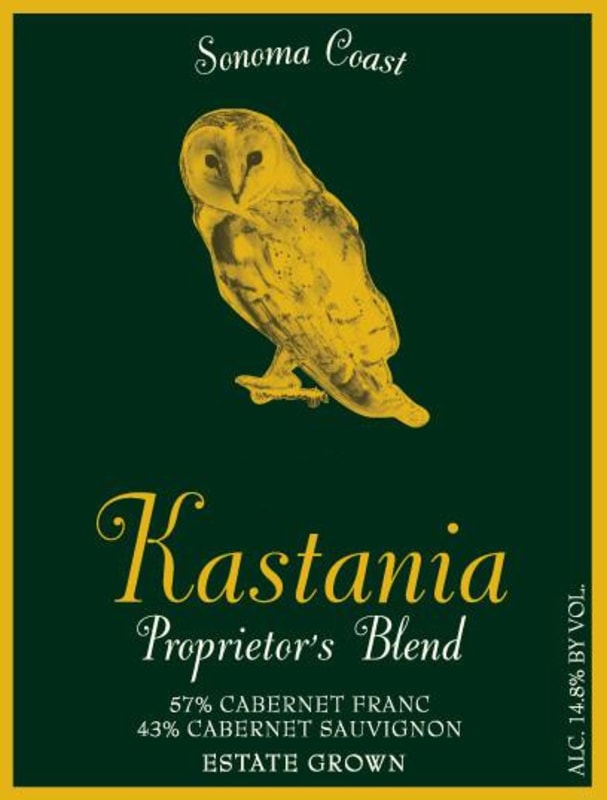 Kastania Vineyards Proprietors Blend 2010 Front Label
