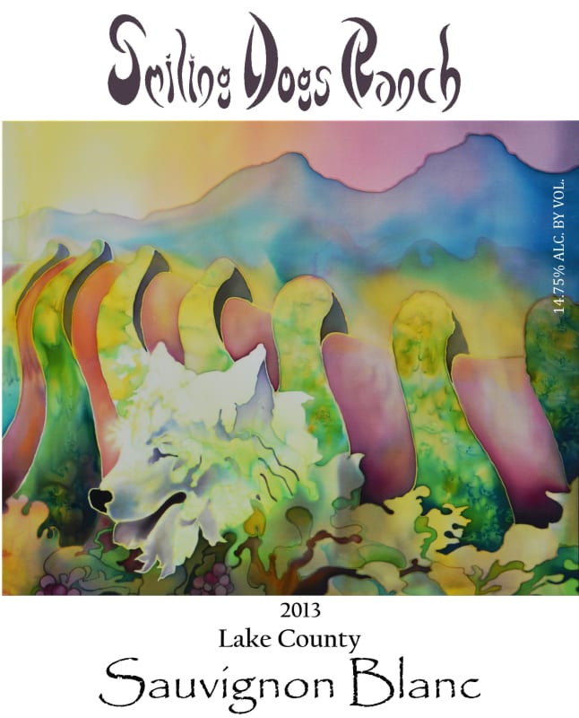 Smiling Dogs Ranch Sauvignon Blanc 2013 Front Label