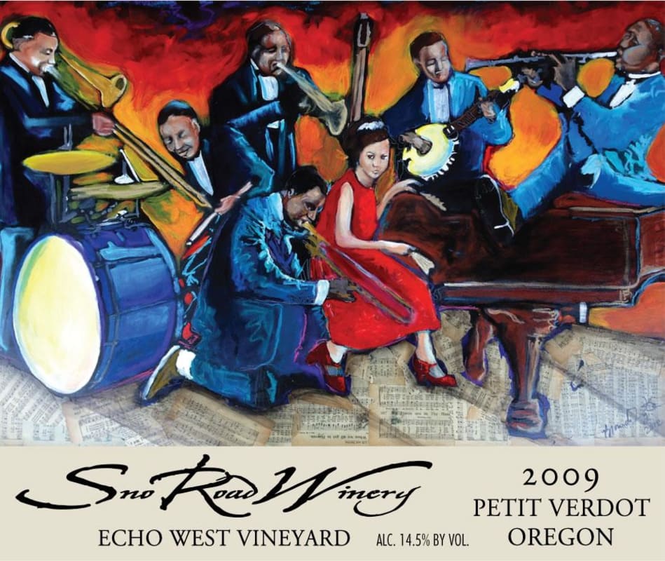 Sno Road Winery Petit Verdot 2009 Front Label