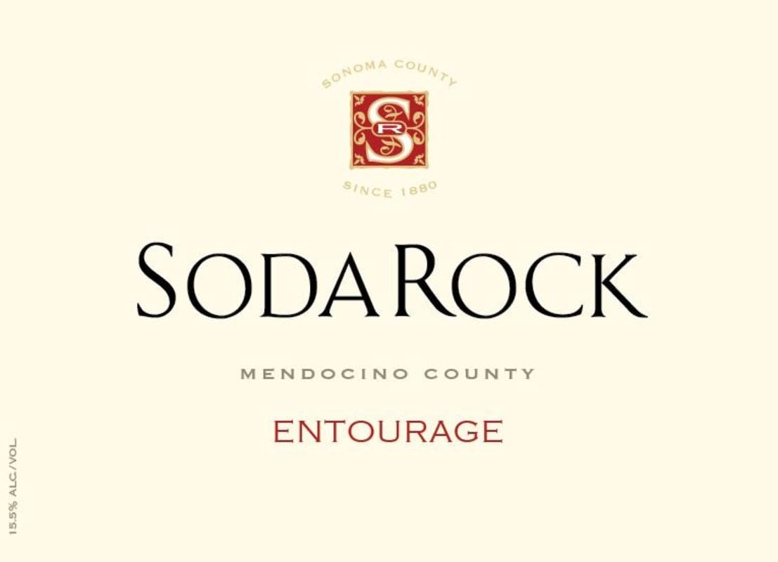 Soda Rock Winery Entourage 2012 Front Label