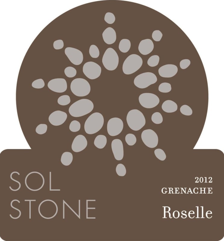 Sol Stone Weinbau Vineyard Grenache 2012 Front Label