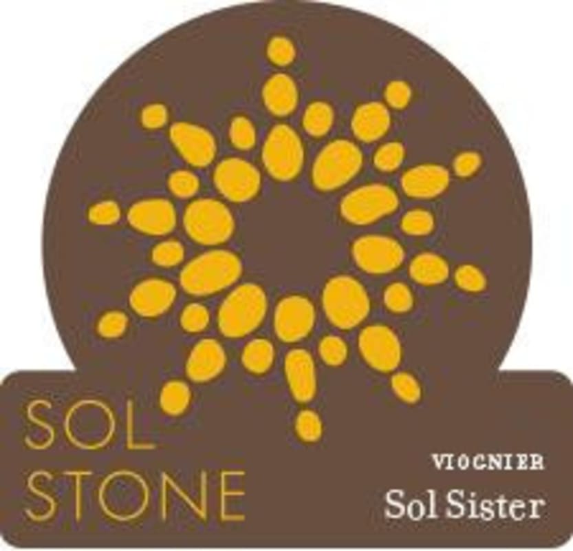 Sol Stone Viognier Elerding Vineyards 2014 Front Label