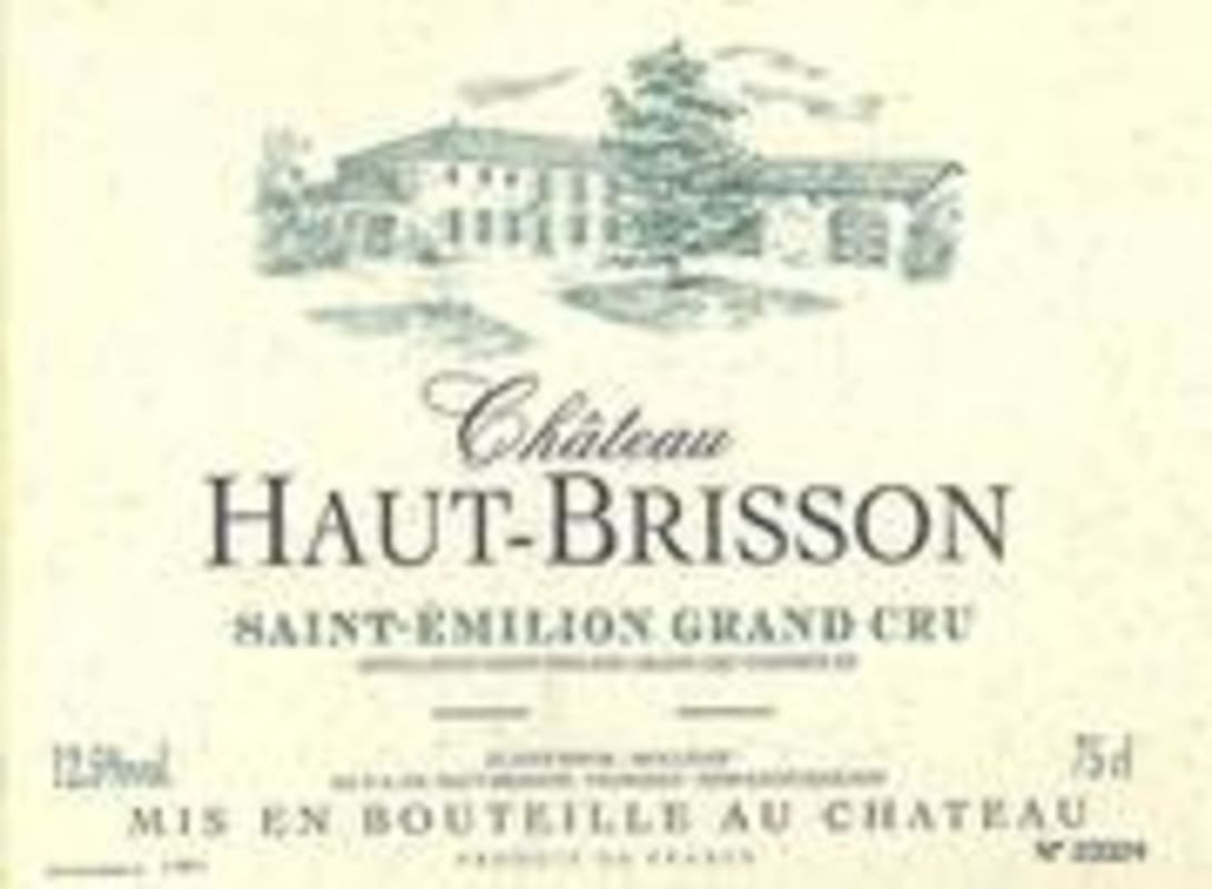 Chateau Haut-Brisson 2000 Front Label