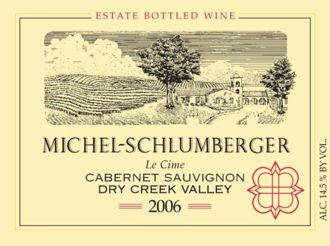 Michel-Schlumberger La Cime Cabernet Sauvignon 2006 Front Label