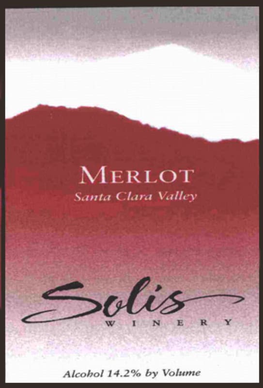 Solis Winery Estate Merlot 2008 Front Label