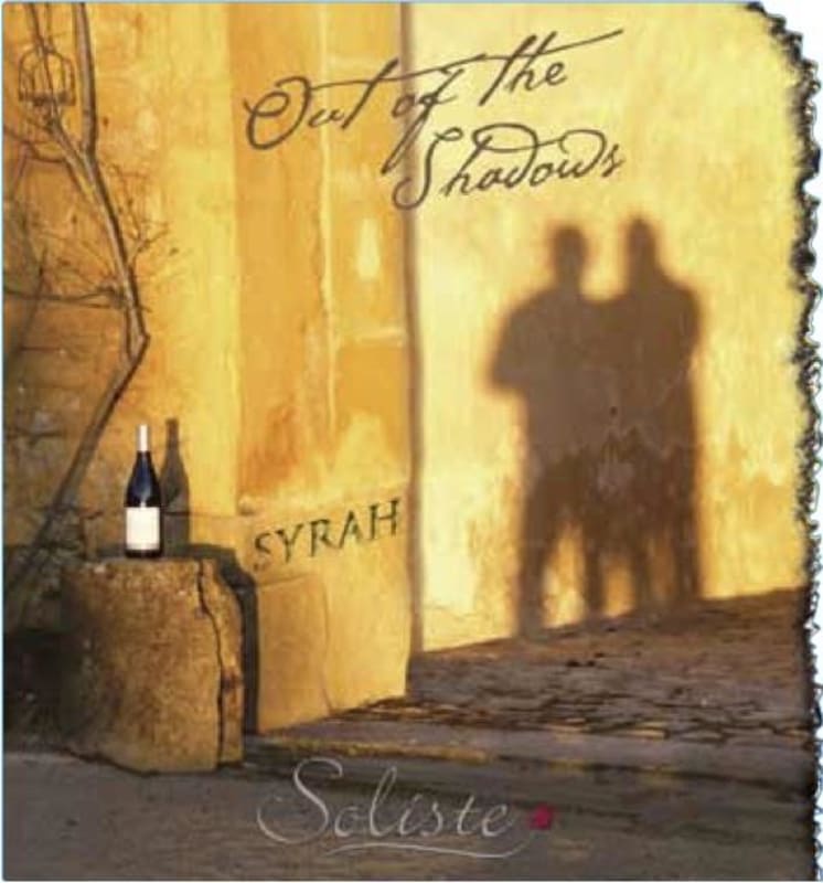 Soliste Cellars Out of the Shadows Syrah 2009 Front Label