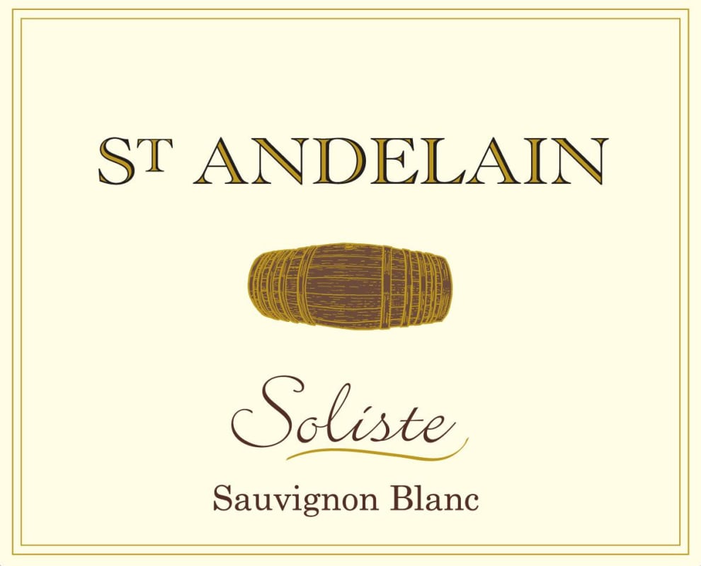 Soliste Cellars St Andelain Sauvignon Blanc 2011 Front Label