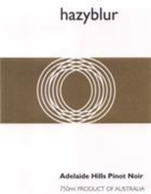 Hazyblur Pinot Noir 2001 Front Label