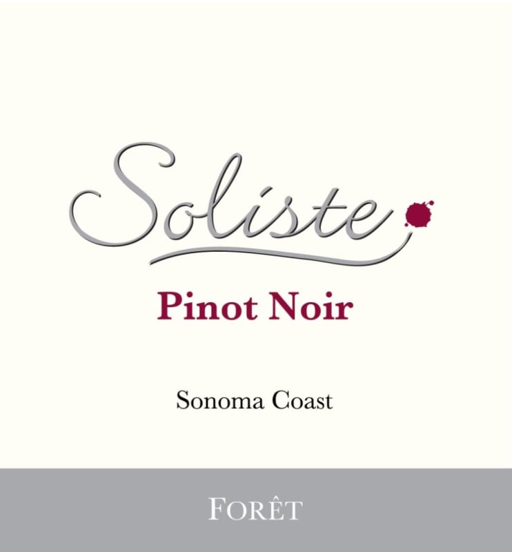 Soliste Cellars Foret Pinot Noir 2011 Front Label