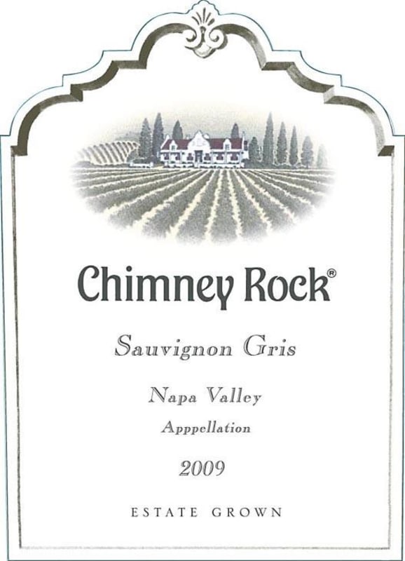 Chimney Rock Sauvignon Gris 2009 Front Label