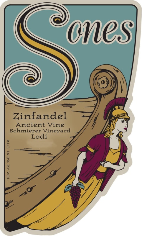 Sones Cellars Ancient Vine Zinfandel 2009 Front Label