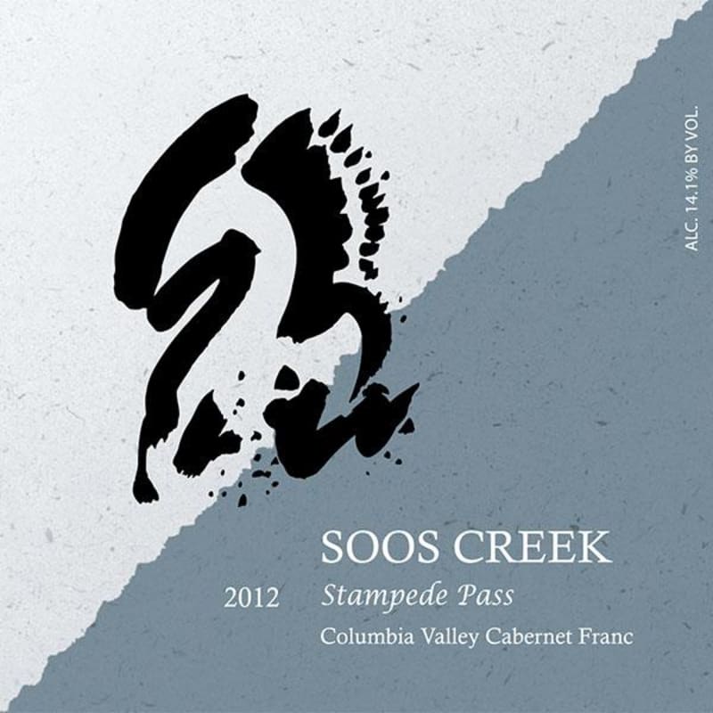 Soos Creek Wine Cellars Stampede Pass 2012 Front Label