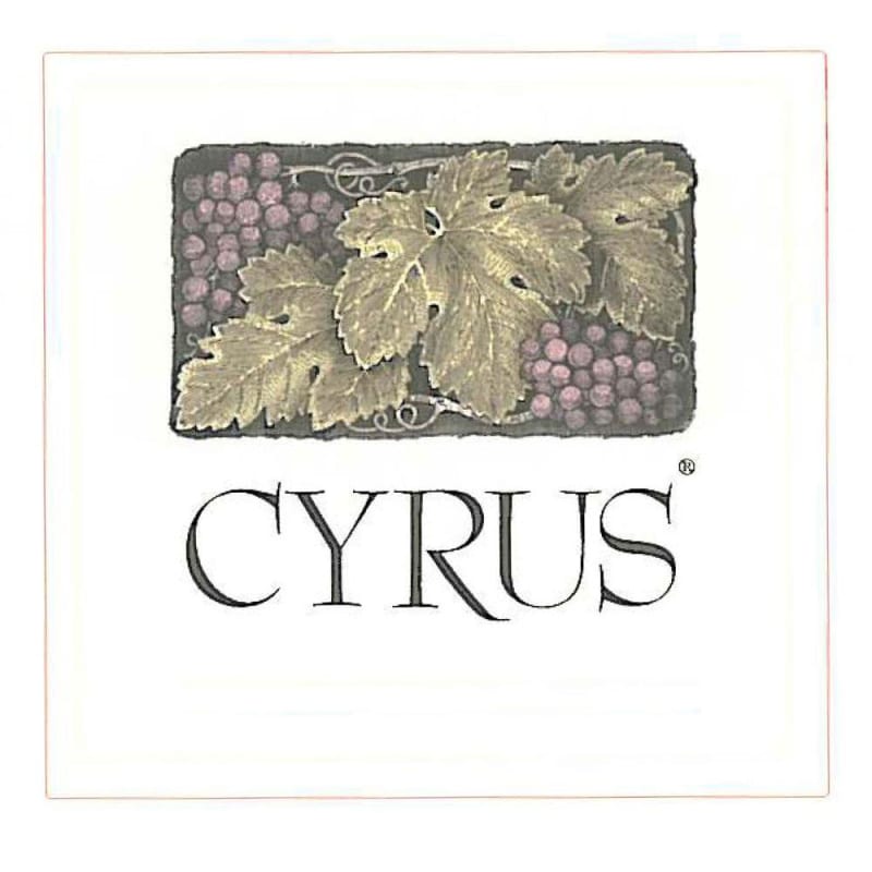 Alexander Valley Vineyards Cyrus 1999 Front Label