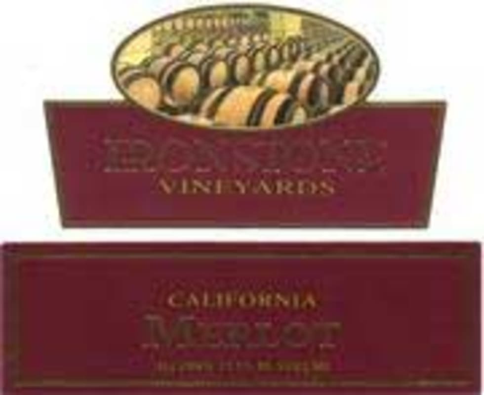 Ironstone Merlot (half-bottle) 2000 Front Label