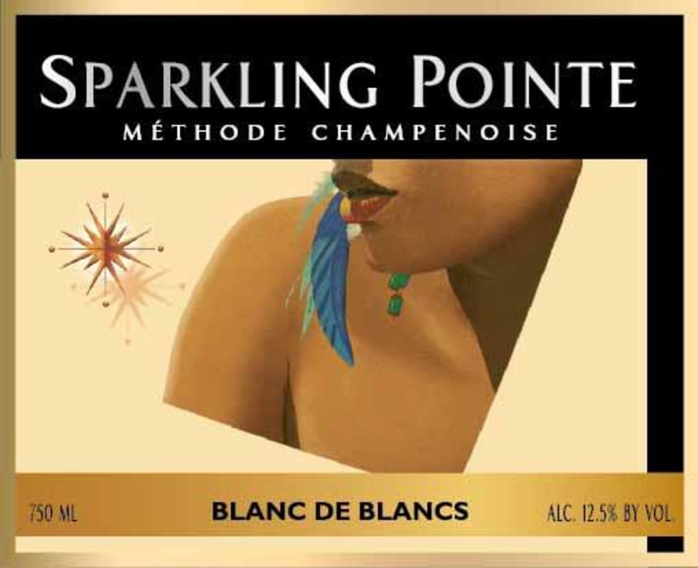 Sparkling Pointe Winery Blanc de Blancs 2009 Front Label